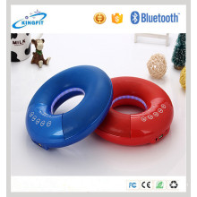 China-Fabrik-Preis für runde Form LED heller Bluetooth drahtloser beweglicher Lautsprecher mit FM Radio u. TF Karte
